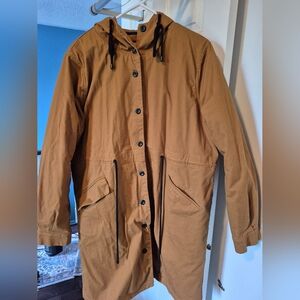 Anthropologie Unisex Mo Vint Lined Tan Jacket, Size L